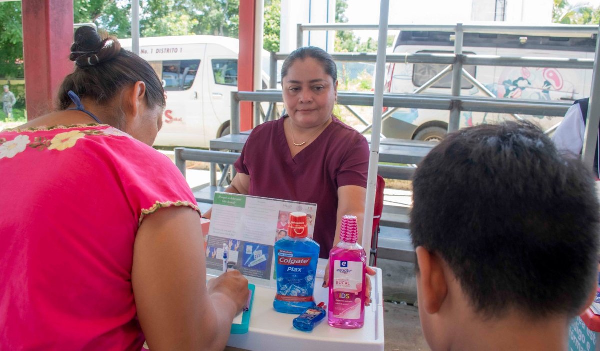 BENEFICIAN A FAMILIAS DE YOHALTÚN CON SERVICIOS GRATUITOS DE SALUD EN TU BARRIO