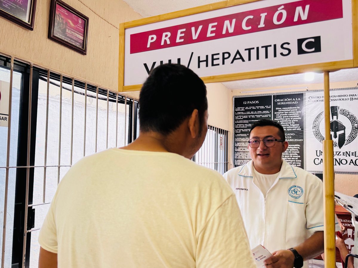 REALIZAN TAMIZAJES GRATUITOS DE SALUD A PERSONAS CON ADICCIONES