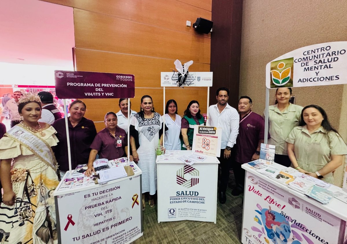 PROTEGEN SALUD DE LA POBLACIÓN DURANTE LA FERIA DEL CARMEN