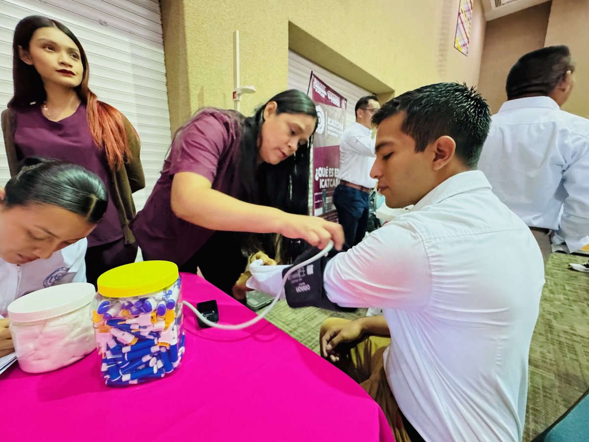 PROTEGEN SALUD DE LA POBLACIÓN DURANTE LA FERIA DEL CARMEN