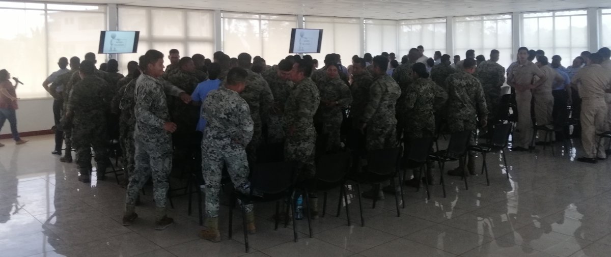 CONCIENTIZAN A PERSONAL DEL SECTOR NAVAL DE CHAMPOTÓN PARA CUIDAR LA SALUD MENTAL