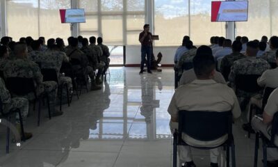 CONCIENTIZAN A PERSONAL DEL SECTOR NAVAL DE CHAMPOTÓN PARA CUIDAR LA SALUD MENTAL