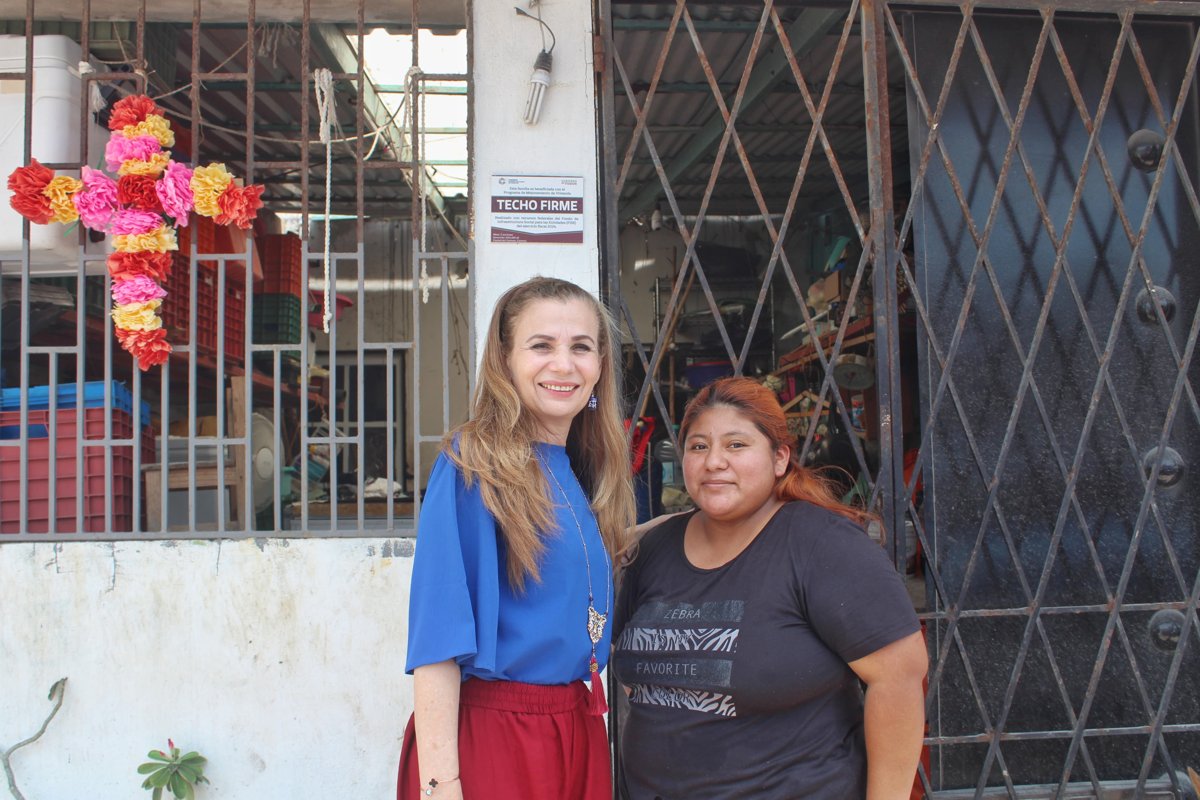 SUPERVISAN PROGRAMAS DE AMPLIACIÓN Y MEJORAMIENTO DE VIVIENDA EN SUS MODALIDADES DE "RECÁMARA Y TECHO FIRME" EN EL MUNICIPIO DE CARMEN