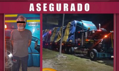 TRACTOCAMIÓN CON REPORTE DE ROBO ASEGURADO EN CIUDAD DEL CARMEN