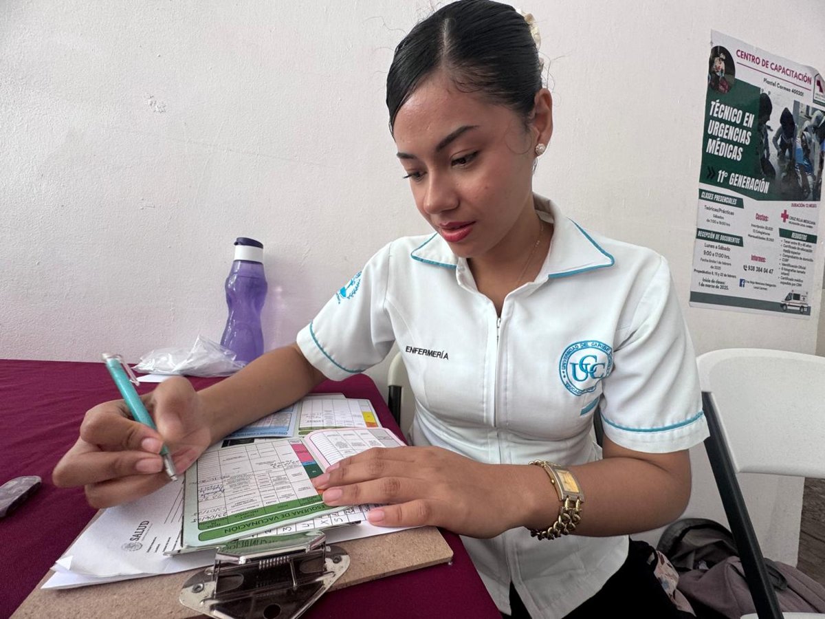ARRANCA JORNADA INTENSIVA DE VACUNACIÓN EN CARMEN