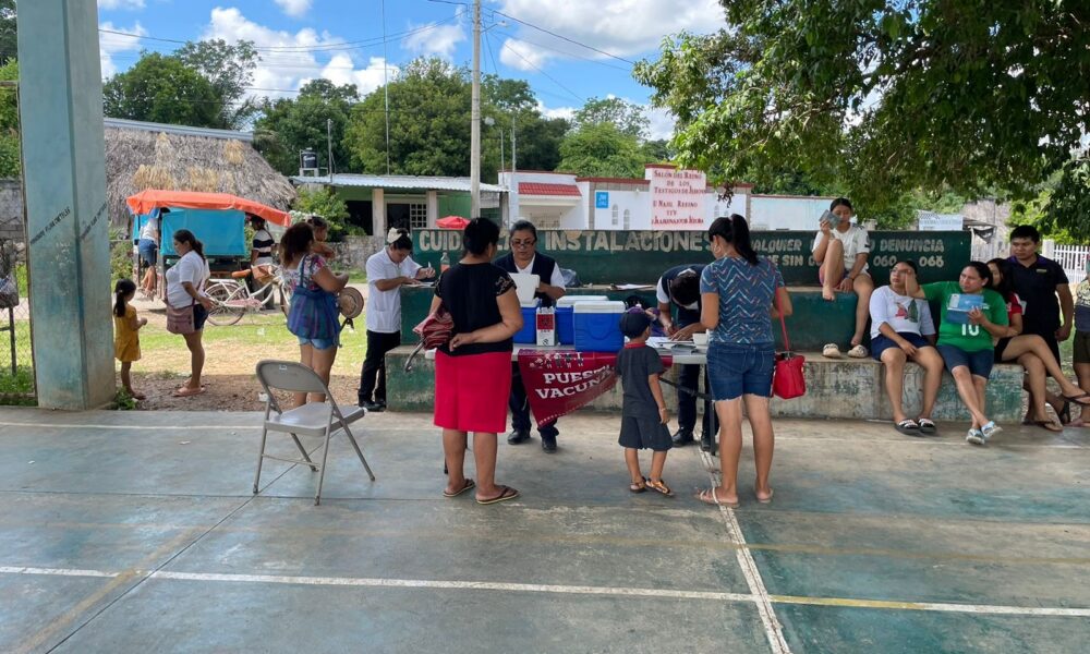 INTENSIFICAN ACCIONES DE VACUNACIÓN UNIVERSAL EN MUNICIPIOS DEL ESTADO