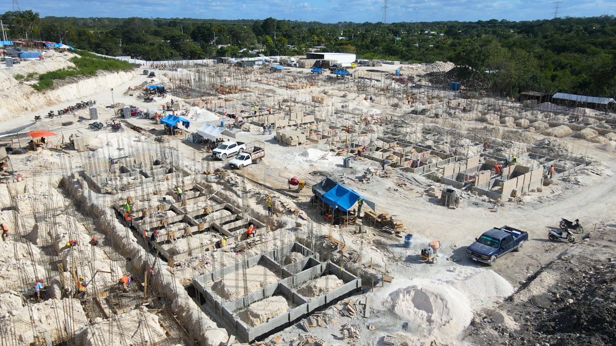 AVANZA LA CONSTRUCCIÓN DE VIVIENDAS PARA EL BIENESTAR EN EL MUNICIPIO DE ESCÁRCEGA