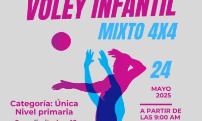 IMPULSAN EL DEPORTE DESDE LA INFANCIA CON TORNEO DE VOLEIBOL INFANTIL MIXTO 4X4